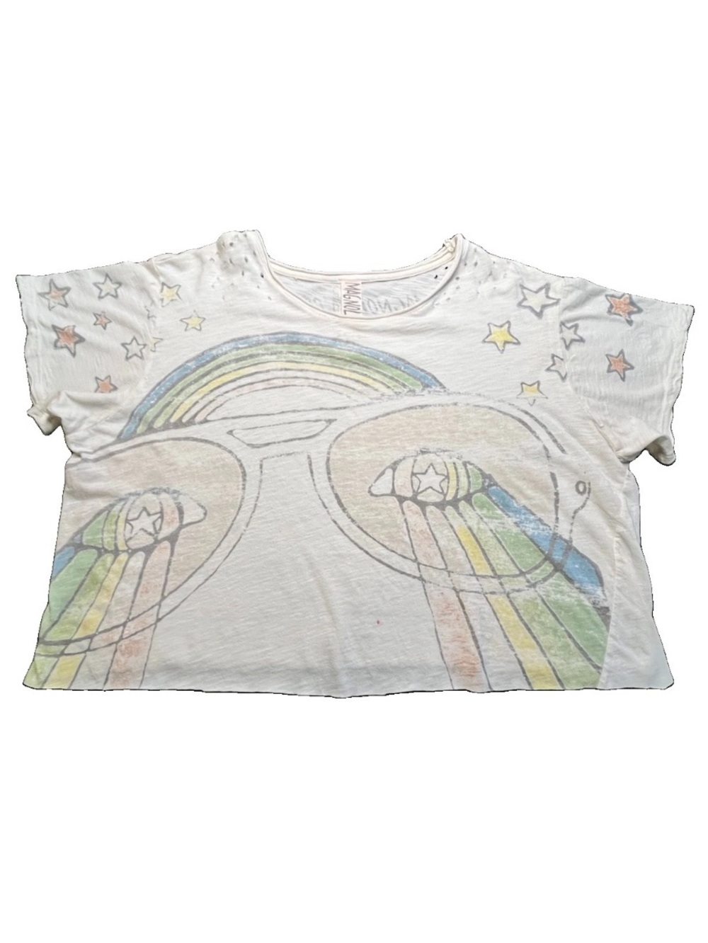 Magnolia Pearl Rainbow/Sunglasses Crop Top, OS